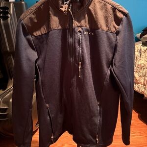 Orvis Dark Blue zip up sweater size‎ medium